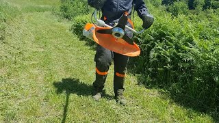 Trokraki nož za trimer Stihl FS 461 460 C košenje BujadPaprat Blade Brush Cutter [upl. by Sixele]