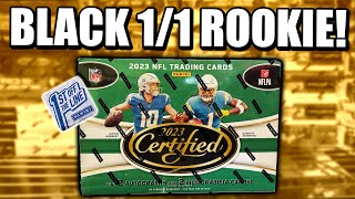 BLACK 11 ROOKIE  2023 Panini Certified NFL FOTL Hobby Box Review [upl. by Sylvan]