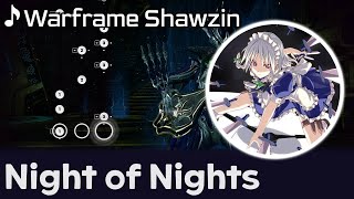 Warframe Shawzin Touhou  Night of Nights Slow [upl. by Silvester]