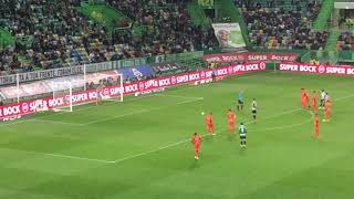 Sporting vs Portimonense 31 golo do Bruno Fernandes  liga  só golos  resultado [upl. by Argent]