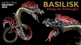 Safari Ltd ® Basilisk  König der Schlangen  Neu 2024 New  Mythical Realms  Review [upl. by Gavrah249]