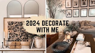 DECORATE WITH ME  DECORATING IDEAS AFTER CHRISTMAS  2024 [upl. by Imelda]