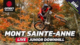 Mont SainteAnne Junior Downhill Finals  LIVE DHI Racing [upl. by Adnerad]