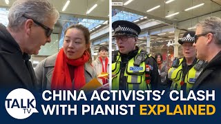 quotThey Tried To Bring CCP Authority To London” ProChina Activist’s Clash With Pianist EXPLAINED [upl. by Verada]