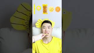 🧀🧇🥟🎧ASMR Yellowthemed Mukbang  Perfect for Sleepimmersive asmr asmrsounds funny [upl. by Lamberto196]