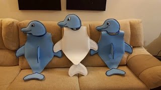 Cómo hacer disfraz de delfín para niños fácil y barato goma Eva o tela Cosplay Dolphin [upl. by Nawek]