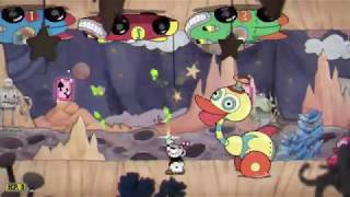 Cuphead  Funhouse Frazzle amp Treetop Trouble Flawless Technique Run n Gun 1080p [upl. by Ahsael256]