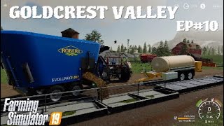 GOLDCREST VALLEY Getting into Cows  Farming Simulator 19 ps4 EP10 [upl. by Suk]