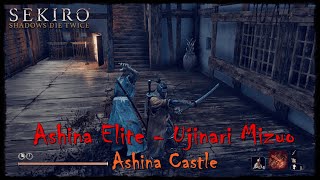 Ashina Elite  Ujinari Mizuo  Ashina Castle  Mini Boss  Sekiro  Shadows Die Twice [upl. by Ringsmuth]