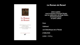 Le Roman de Renart [upl. by Eidaj814]