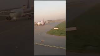 Take off Dreamliner Pyrzowice Dominicana [upl. by Anerres]