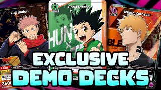 Union Arena Demo Deck Breakdown Exclusive Cards JJK HXH amp Bleach [upl. by Tybi]