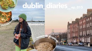 dublin diaries  starting my dissertation what I eat amp friends returning 💌 [upl. by Gnaht]