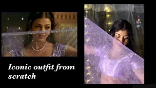 DIY Chand Chupa Badal me Iconic Outfit From Scratch  Stitching Tutorial DesignerVidyaJadhav [upl. by Annaer]