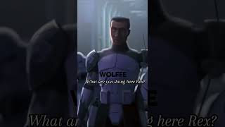 Rex and Wolffe meet for the first time after Order 66  starwars edit clonetrooper captainrex [upl. by Aicargatla]