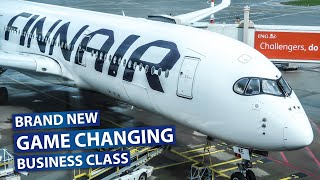 TRIP REPORT  Finnair Airbus A350900 Business Class  Amsterdam  Helsinki [upl. by Burnham]