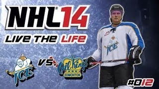 Lets Play NHL 14 Live the Life 012  Emonton Oil Kings  Kootenay Ice [upl. by Adorl]