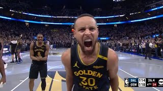 Steph Curry SHOCKS MAVS amp TAKES OVER entire 4th Lets Klay know Puts entire team on his back [upl. by Hayley]