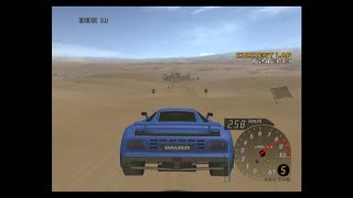 Enthusia Professional Racing  Bugatti EB110 HD PS2 Gameplay [upl. by Htebazileyram]