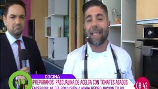 Preparamos una Pascualina de acelga con tomates asados [upl. by Analart]