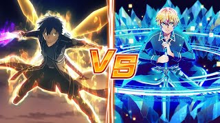 Kirito VS Eugeo  Anime MUGEN [upl. by Maude]