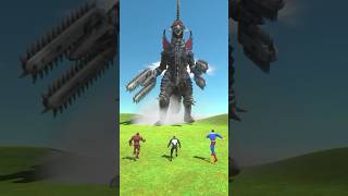 Big Gigan vs Marvel  Animal Revolt Battle Simulator shorts [upl. by Jotham]