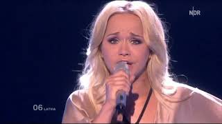 2010 Latvia Aisha  What For 17th place in 1st semifinal at ESC in OsloNorway [upl. by Engracia]