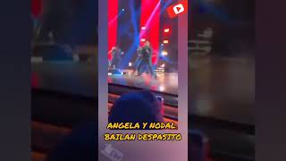 ANGELA AGUILAR Y CRISTIAN NODAL BAILAN ASI DESPASITO angelaaguilar cristiannodal nodal luisfonsi [upl. by Ydnew]