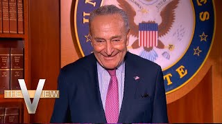 Sen Majority Leader Chuck Schumer Reacts to Pres Bidens 2024 State of the Union Address [upl. by Clarance]