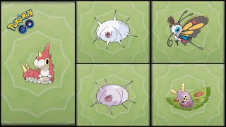 Pokemon Go Evolving Wurmple into Silcoon amp Beautifly and Cascoon amp Dustox [upl. by Freiman400]