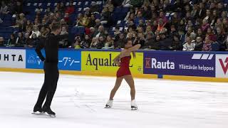 2017 Finlandia Trophy STOLBOVAKLIMOV FS [upl. by Ramsdell]