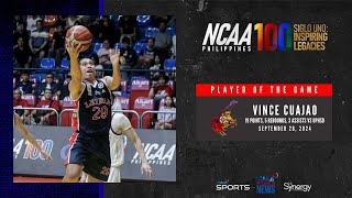 Player of the Game Vince Cuajao vs Perpetual  NCAA Season 100 [upl. by Bellda]