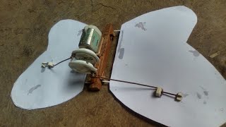 How to make BUTTERFLY with DC motor [upl. by Blackwell]