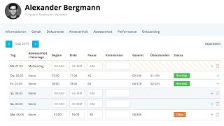 Arbeitszeiterfassung mit Personio [upl. by Ona887]