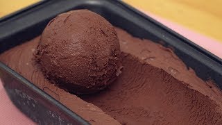 Chocolate Ice Cream 3 Ingredients No Machine [upl. by Robson]