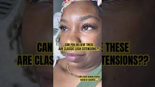 CLASSIC LASH EXTENSIONS SET  LASH TECH LIFE  BEES BEEAUTY BAR LLC lashbusiness lashes lashgang [upl. by Elnukeda]