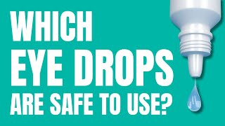 Which eye drops are safe to use 👁️💧 [upl. by Knowle]