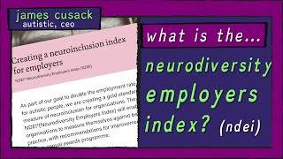 What is the Neurodiversity Employers Index NDEI [upl. by Poler]