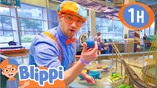 Blippi Visits a Childrens Museum Glazer  1 HOUR OF BLIPPI TOYS  Educational Videos for Kids [upl. by Eenwat]