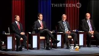 Gov Andrew Cuomo Challenger Rob Astorino Hurl Accusations During Debate [upl. by Shaddock]