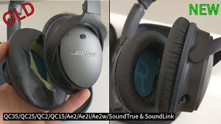 How To Remove amp Replace Bose Quietcomfort Earpads Cushions [upl. by Deerdre]