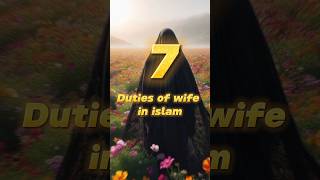 7 Duties of Wife In Islamshortsfeedshortswifeislamduties786jummaloveislamiclove [upl. by Matazzoni]