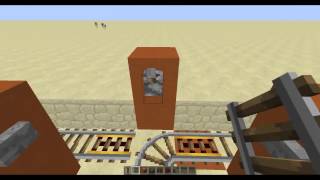 un aiguillage dans minecraftredstone n°1 [upl. by Innoc918]