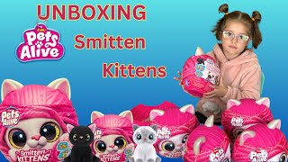 Unboxing Pets Alive  Smitten Kittens unboxing unboxingtoys petsalive toys [upl. by Adrial]