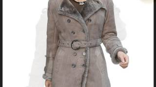 Women Shearling Lined Long Coat CW640213 [upl. by Childers]