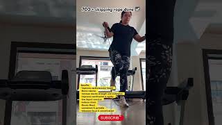 “700 SKIPPING ROPE CHALLENGE Can I Do it”skippingchallenge endurance fitness shorts [upl. by Eardna]