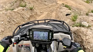 2023 Polaris Sportsman 570 ATV  POV OffRoad Review [upl. by Goerke]