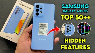 Samsung Galaxy A33 5G Top 50 Hidden Features  Samsung A33 5g Tips amp Tricks  Samsung Galaxy A33 [upl. by Nare]