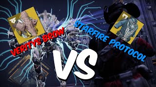 Veritys Brow Vs Starfire protocol  Destiny 2 [upl. by Eek]