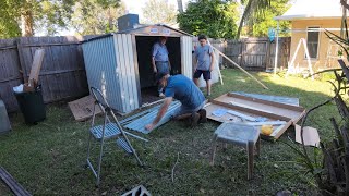 Verano Garden 8x6 FT Outdoor Storage Shed Galvanized Steel [upl. by Hendren630]